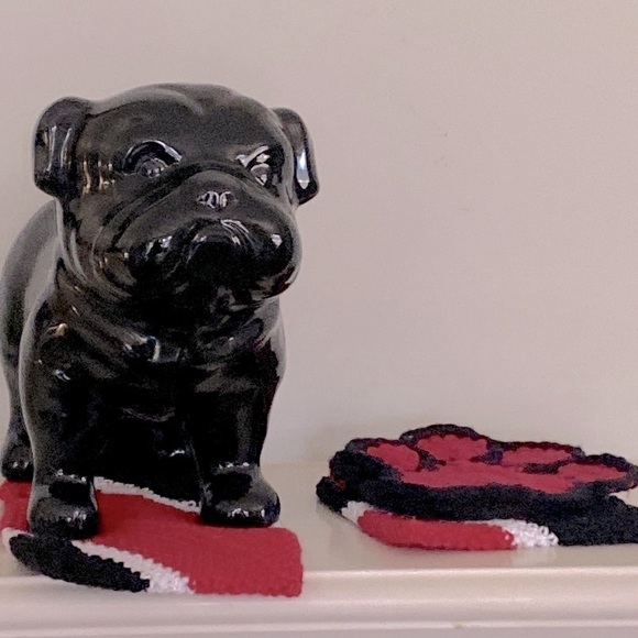 Bulldog Statue Black 8”L x 7”H x 5”W Ceramic Statue New Condition No Defects - Picture 4 of 9